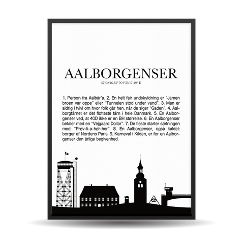Aalborgenser Plakat m. Motiv