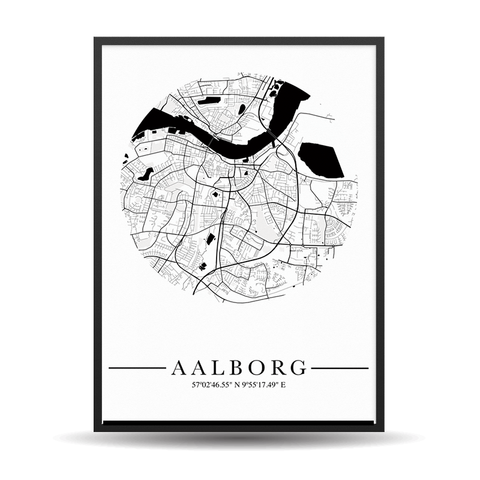 Aalborg City Map