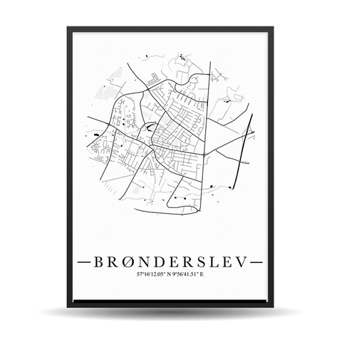 Brønderslev City Map