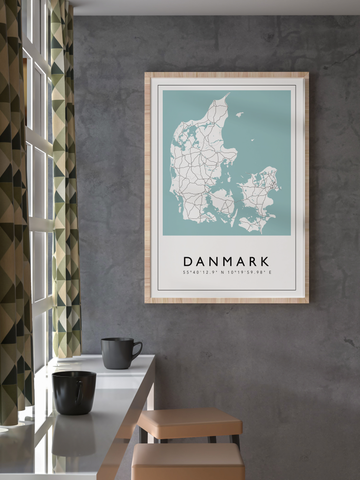 Danmark - City Map Color