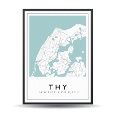 Thy - City Map Color