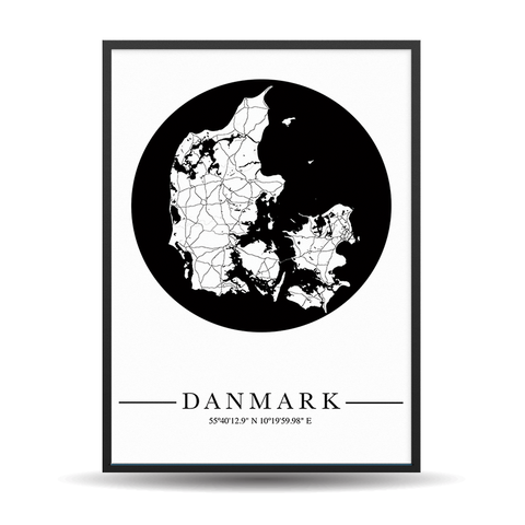 Danmark City Map