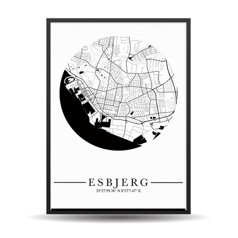 Esbjerg City Map