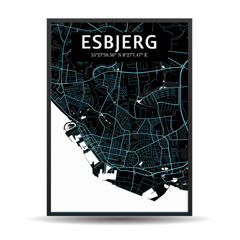 Esbjerg Lighting Map