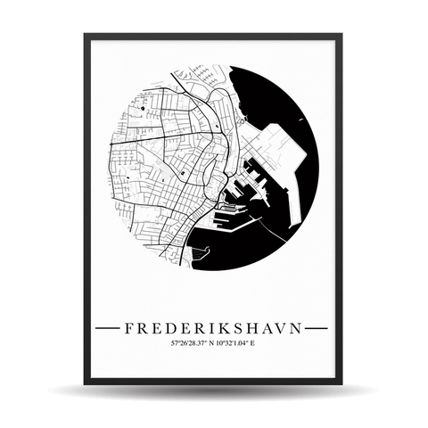 Frederikshavn City Map