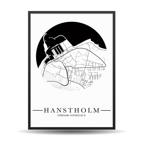 Hanstholm City Map