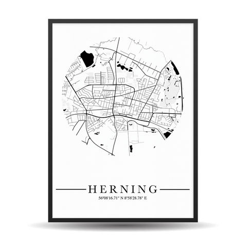 Herning City Map