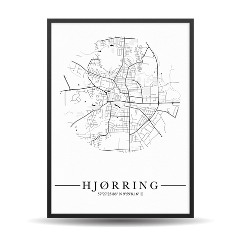Hjørring City Map