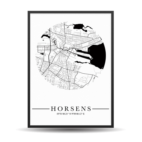 Horsens City Map