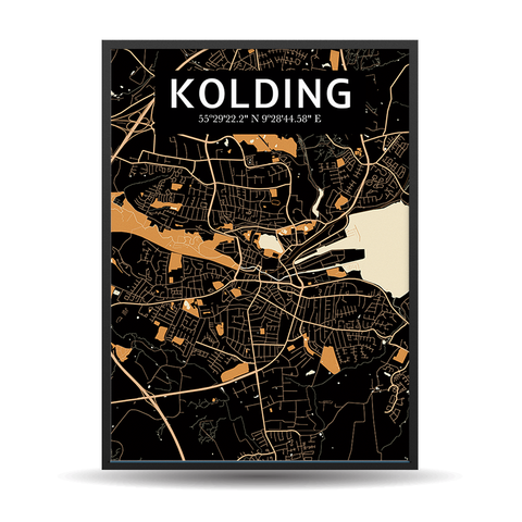 Kolding Lighting Map Orange
