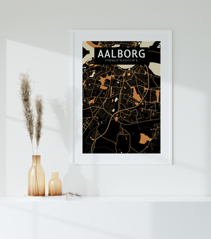 Aalborg Lighting Map Orange