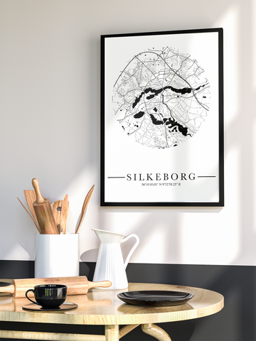 Silkeborg City Map