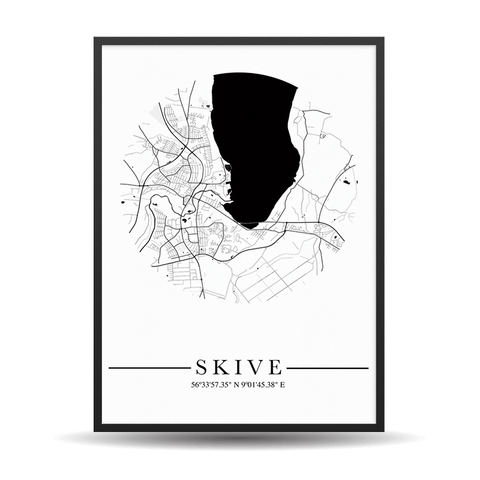 Skive City Map