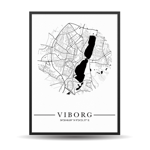 Viborg - City Map