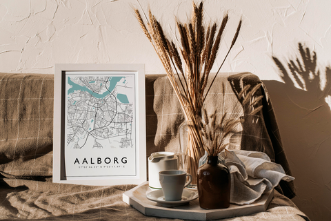 Aalborg - City Map Color