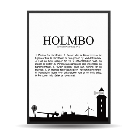 Holmbo Plakat m. Motiv