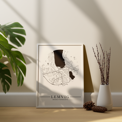 Lemvig City Map
