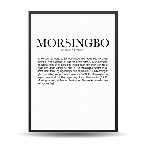 Morsingbo Plakat