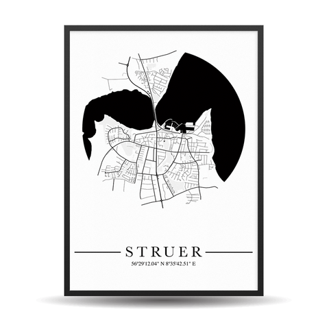 Struer City Map