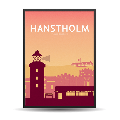 Hanstholm City Shapes Sunset