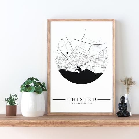 Thisted City Map