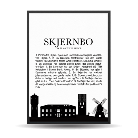 Skjernbo Plakat m. Motiv