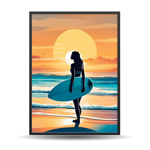 Sunset Surfer #4