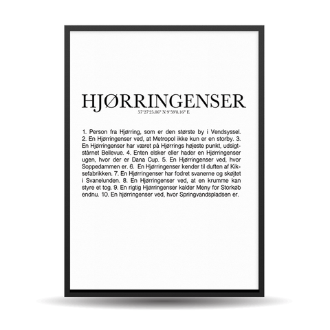 Hjørringenser Plakat